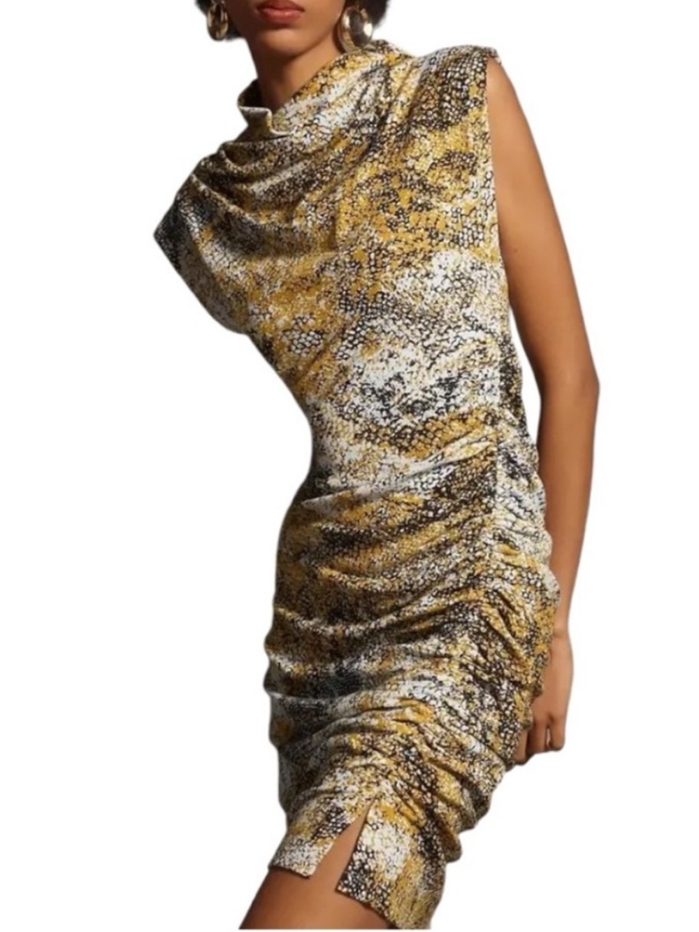 Anthropologie Maya cowl neck dress